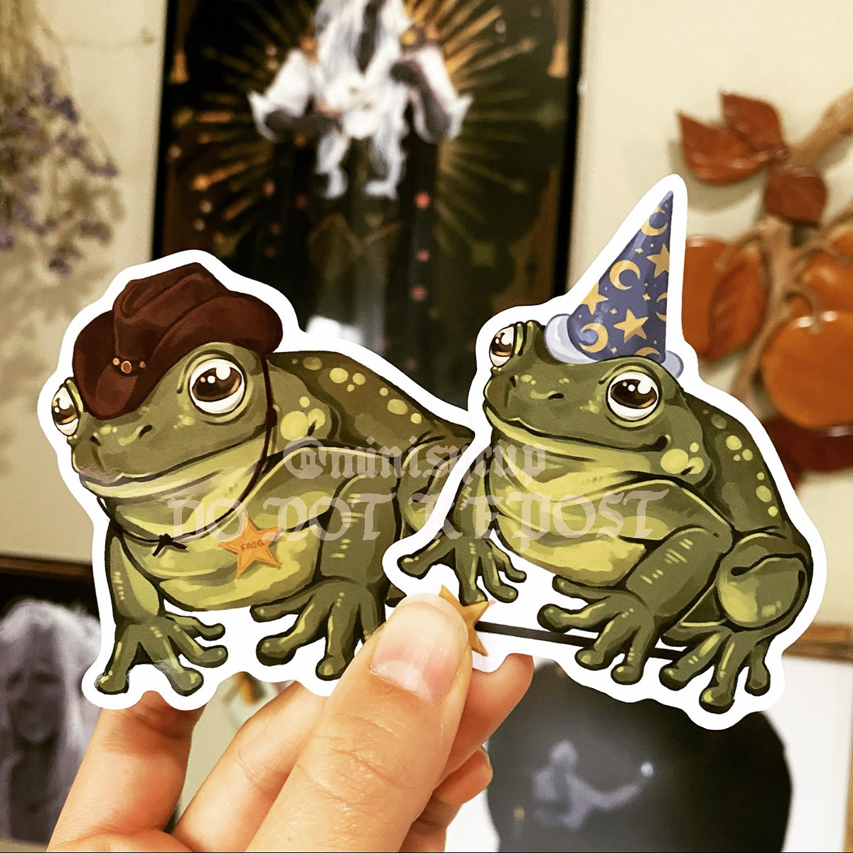 Frog Vinyl Stickers
