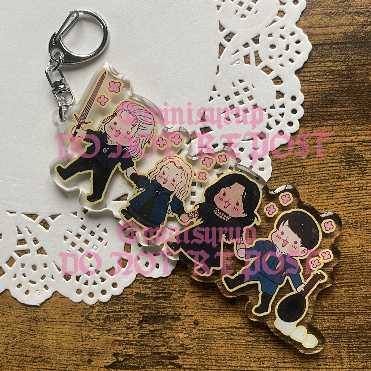 Witcher Hold Hands! 4" Charm